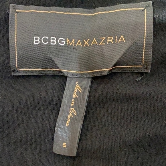 BCBG Maxazria cotton jacket black open back size S - Picture 12 of 14